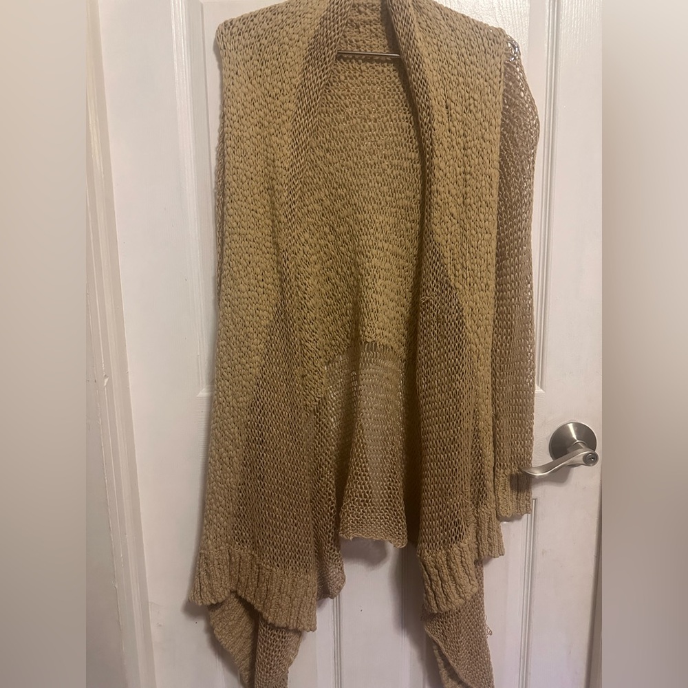 MICHAEL Michael Kors Tan Knit Women's Poncho